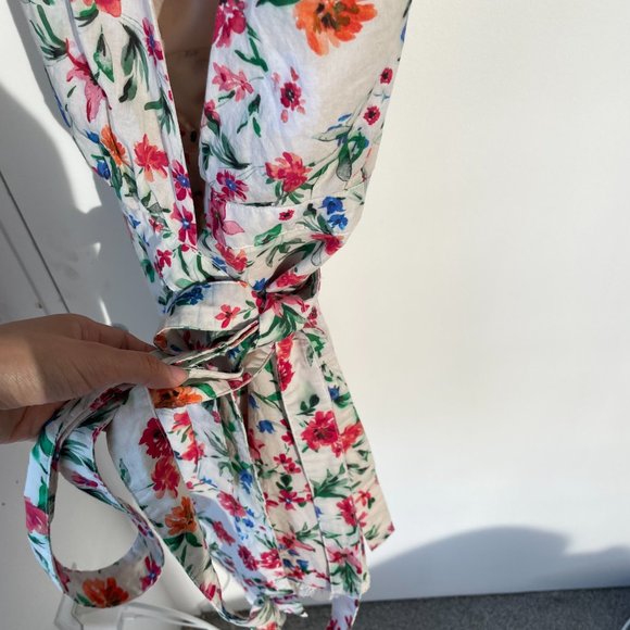 Revolve Lovers + Friends Jill Mini Dress in Peony Floral - Picture 6 of 10